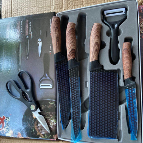6pcs Premium Knife Set- Furaha Finds Kenya