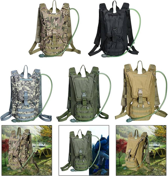 2 in 1 Hydration Backpack with 3L Insulated Water Bag – Outdoor Sports Essential