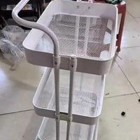 Multi-Functional Metallic Storage Trolley – 3 Tier Carts & Islands