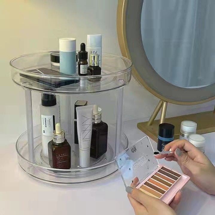 2 Layer 360 Rotation Cabinet Turntable Organizer Lazy Susan- Furaha Finds Kenya