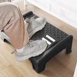 Ergonomic Non-Skid Foot Rest and Toilet Stool for Rest and Pain Relief