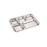 24-piece 30 cm (5-in-1) Stainless Steel Food Plates