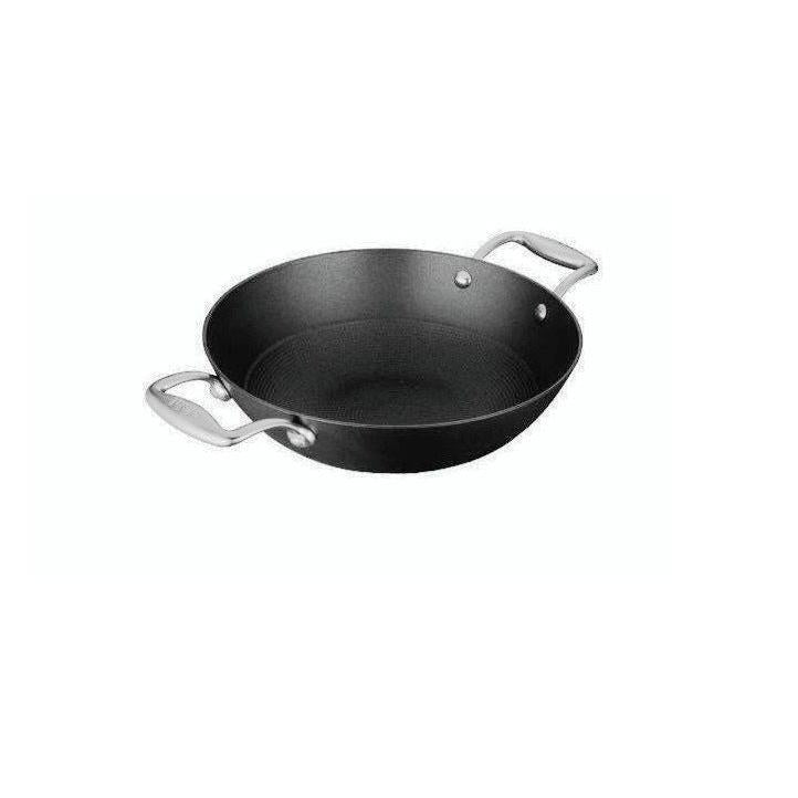 26 cm Blacksmith Hybrid Cast Iron Kadhai (Stahl) | Versatile Hot Pot & Cooking Wok with Handles | Pre-Seasoned