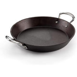 26 cm Blacksmith Hybrid Cast Iron Kadhai (Stahl) | Versatile Hot Pot & Cooking Wok with Handles | Pre-Seasoned
