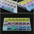 28 Grid Plastic Tablets Organizer Planner | 7 Day Organizer with Snap Lids | Weekly Reminder Health and Wellness Medicine & Drugs