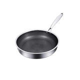 28cm Non Stick Honeycomb Stainless Steel Frying Pan | Scratch Resistant | Comfortable Handle | Oven & Induction Compatible