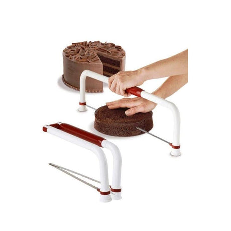 Stainless Steel Cake Tierer | Adjustable Cake Leveling Tool | Precision for Perfectly Layered Cakes | Professional Baking Essential- Furaha Finds Kenya
