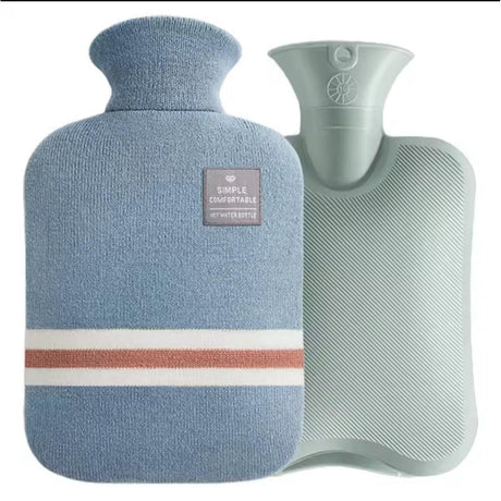 2L Hot Water Bottle with Cover Keep Warm & Relieve Aches