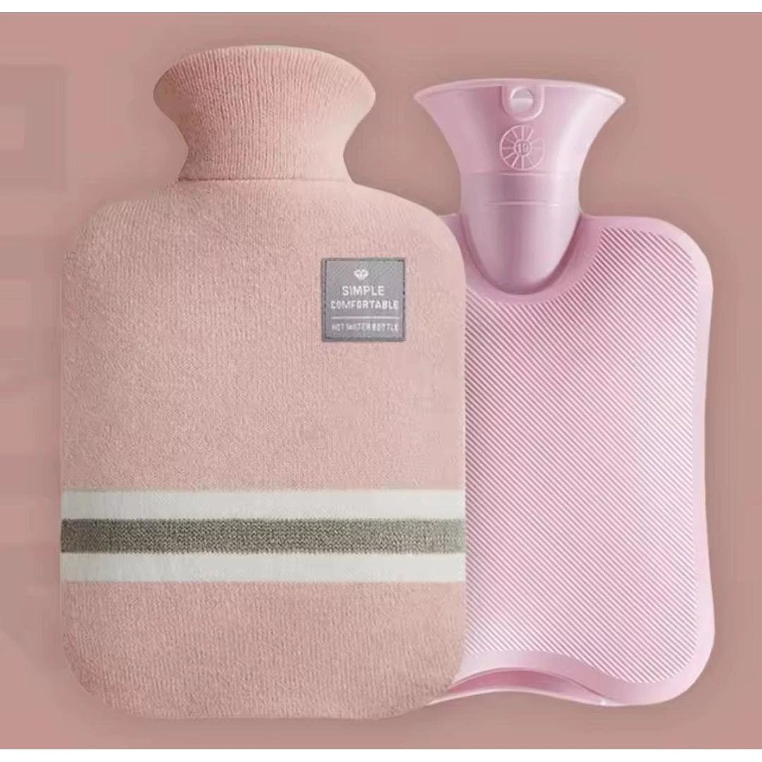 2L Hot Water Bottles with Cover Health and Wellness Hot & Cold Therapies