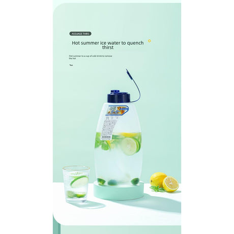 2.1L High-Temperature Resistant Japanese Cold Water Bottle with Tea Strainer – Fridge Storage Juice Pitcher