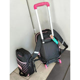 2in1 3D Children Trolley School Backpack with Lunch Bag – Detachable and Waterproof