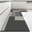 2in1 Kitchen Antislip Mats Set Big & Medium Size for Safe and Comfortable Kitchen Use