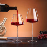 2pc Medium Capacity Crystal Wine Glass (350ml) Tableware Stemware
