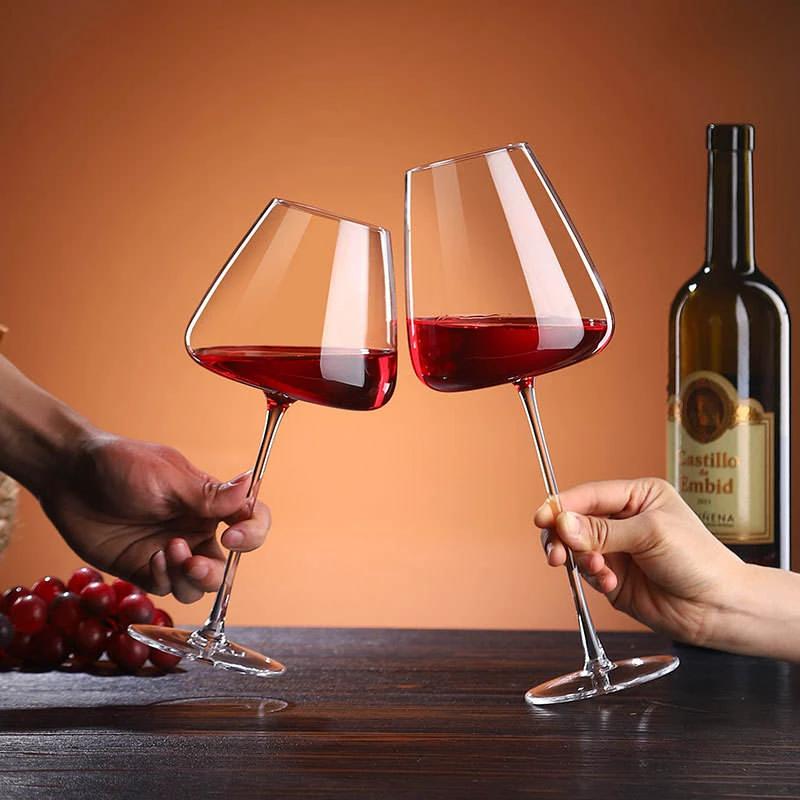 2pc Medium Capacity Crystal Wine Glass (350ml) Tableware Stemware