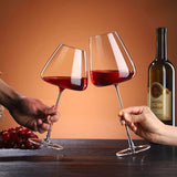 2pc Medium Capacity Crystal Wine Glass (350ml) Tableware Stemware