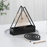 2pcs Anti-Scald Mosquito Coil Holder with Tray