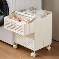 2pcs Foldable Laundry Hamper Basket with Wheels Space Saving & Easy to move Laundry hampers and basket Laundry Baskets