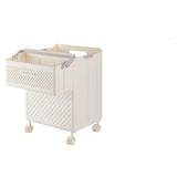 2pcs Foldable Laundry Hamper Basket with Wheels Space Saving & Easy to move