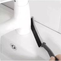 2pcs Hard Bristle Crevice Cleaning Brush Black for Deep Cleaning Corners and Edges Cleaning Tools Scrub Brushes