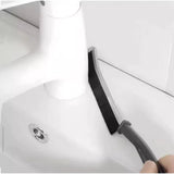 2pcs Hard Bristle Crevice Cleaning Brush Black for Deep Cleaning Corners and Edges Cleaning Tools Scrub Brushes