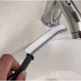 2pcs Hard Bristle Crevice Cleaning Brush Black for Deep Cleaning Corners and Edges Cleaning Tools Scrub Brushes