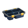 3 Grid Snack Box|BPA Free Plastic, 850ml Capacity