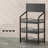3 Layer Heavy Duty Multipurpose Rack Freestanding with Wheels Home & Display Storage