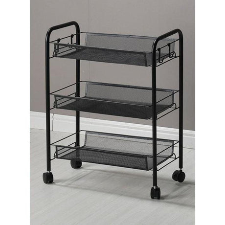 3 Layer Multifunctional Mesh Design Storage Trolley | Durable & Versatile