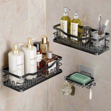 3 Pack Shower Caddy Shelf Bathroom Storage Organizer | Rustproof, No-Drill Installation