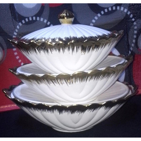 3 Piece Ceramic Soup Pot Set Durable & Stylish