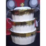 3 Piece Ceramic Soup Pot Set Durable & Stylish