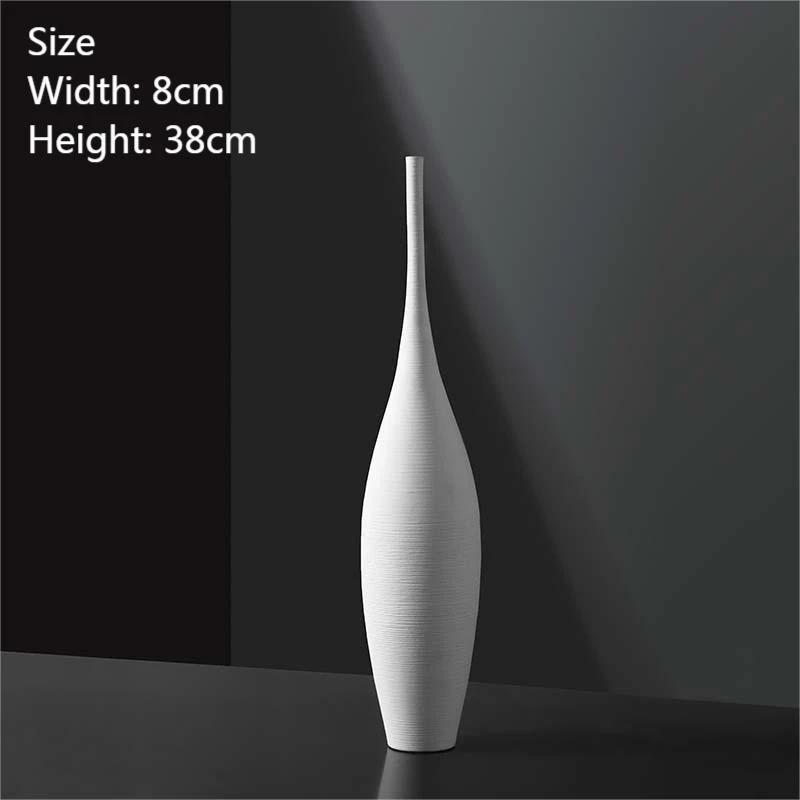 3-Piece Ceramic Vase Set – Modern Home Decor Accent for Living Room & Office Decor Vases