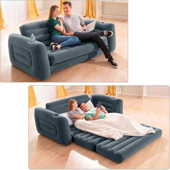 3 Seater Inflatable Pull Out Sofa with Free Electric or Manual Pump Inflatable sofa Chairs