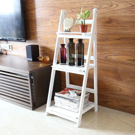 3 Tier Bathroom Stand White Compact 110cm Organizer 110cm x 42cm x 39cm