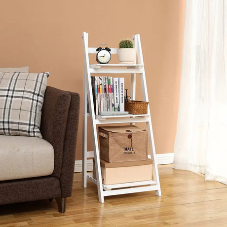 3 Tier Bathroom Stand White Compact 110cm Organizer 110cm x 42cm x 39cm