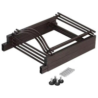 3-Tier Heavy-Duty Water Bottle Holder Rack – Space-Saving Carbon Steel Storage | Black Kitchen Counter & Beverage Station Organizers