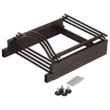 3-Tier Heavy-Duty Water Bottle Holder Rack – Space-Saving Carbon Steel Storage | Black Kitchen Counter & Beverage Station Organizers