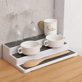 3 Tier Spice Rack Nonslip Storage Organizer with Stepped Design Kitchen Spice Organizers