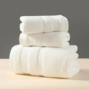 3 in 1 Combed Cotton Bath Towel 3pcs Set Staple Cotton Hand Towel Plus Thick Hotel Home Bath Hand Towel Towels Bath Towels