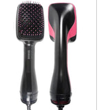 3 in 1 Hair Straightener Brush Anti Scald 1000W Fast Heating with Negative Ions Travel Size (110-240V)