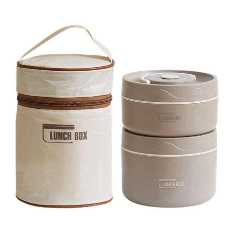 3 in 1 Insulated Lunch Set | 2 Lunch Boxes & Bag for Students & Adults