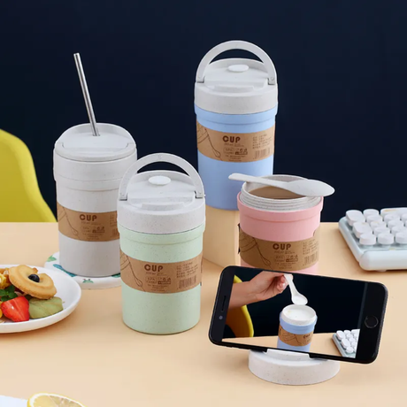 3 in 1 Microwaveable Lunch Box Combo Set Stainless Steel Compartments, Bottle & Insulated Bag.