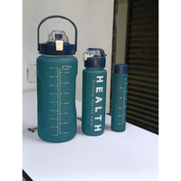 3 in 1 Motivational Water Bottles Set 2000ml 900ml 300ml Beverage bottle Water Bottles