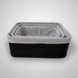 3-in-1 Organising Wicker Baskets – Multipurpose Storage Set Storage baskets Storage & Organization