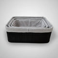 3-in-1 Organising Wicker Baskets – Multipurpose Storage Set Storage baskets Storage & Organization
