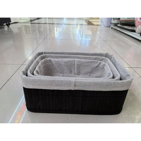 3-in-1 Organizing Wicker Basket Set Cotton rope basket Baskets