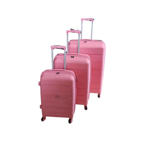 3 in 1 Rubber Suitcase Set | Durable Luggage with 3 Sizes for Travel | Lightweight, Sturdy, and Travel-friendly