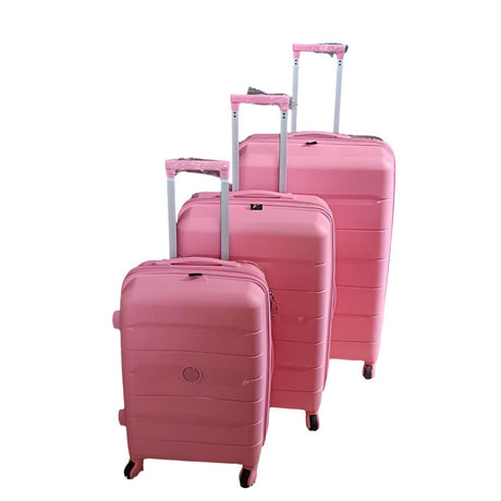 3 in 1 Rubber Suitcase Set | Durable Luggage with 3 Sizes for Travel | Lightweight, Sturdy, and Travel-friendly