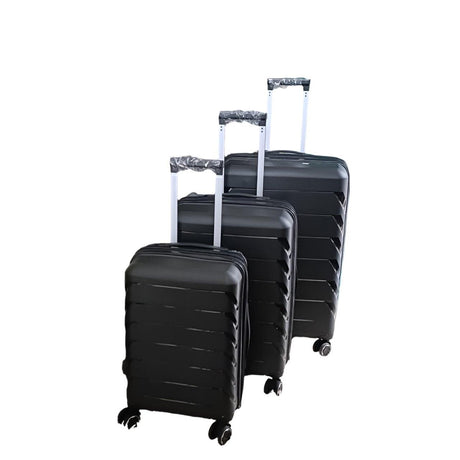 3 in 1 Rubber Suitcase Set | Durable Luggage with 3 Sizes for Travel | Lightweight, Sturdy, and Travel-friendly