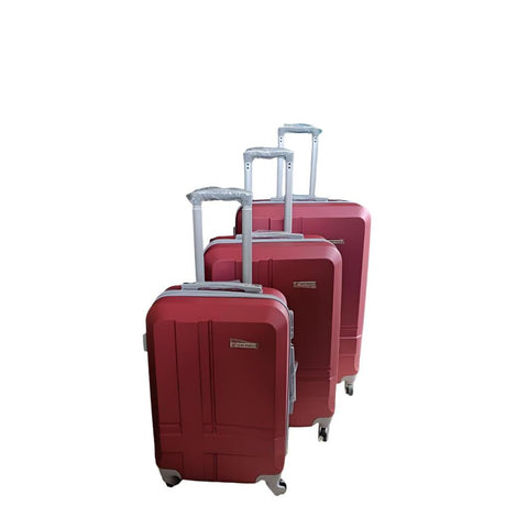 3 in 1 Rubber Suitcase Set | Durable Luggage with 3 Sizes for Travel | Lightweight, Sturdy, and Travel-friendly